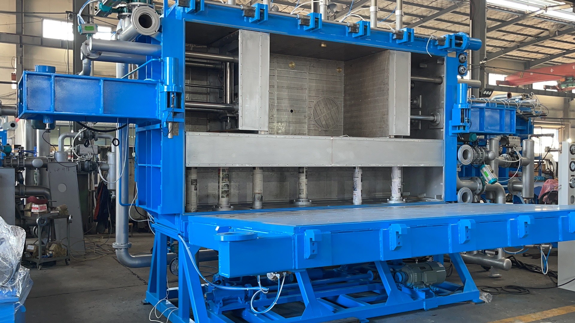 Adjustable Length EPS Foam Block Molding Machine